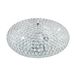 EGLO Clemente Plafondlamp E27 Chroom/Transparant Rond Staal IP20