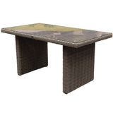 AVH-Collectie Ibiza lounge-diningtafel 140x80xH70 cm soft bruin