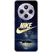 Nike Beschermhoes Xiaomi Redmi 14C Nike Logo Doré Nuit Étoilé Maniacase