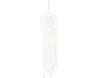 QUVIO Dromenvanger rond groot / Dream catcher / Indianen droomvanger - Wit