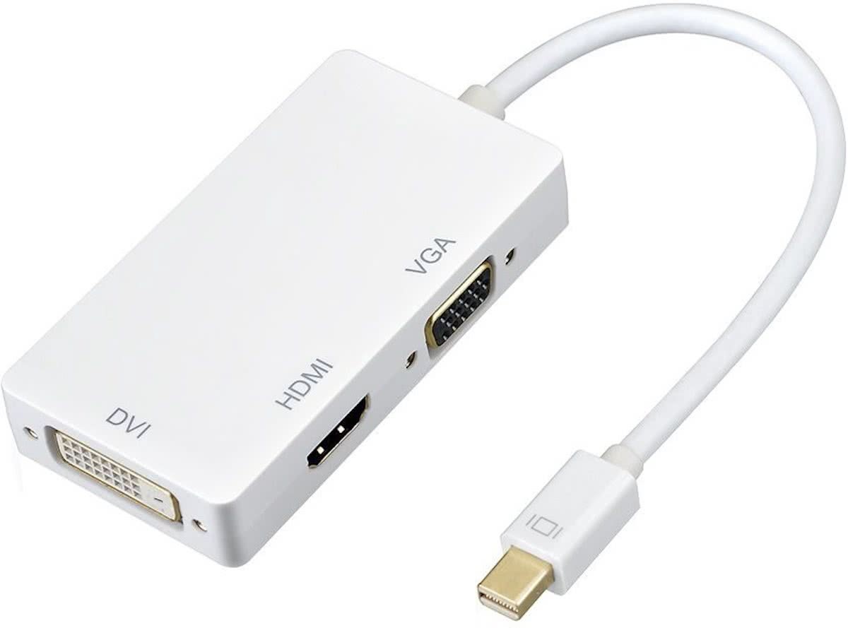 Mmobiel Razendsnelle 3-in-1 Splitter Thunderbolt Mini Displayport Naar VGA & HDMI & DVI Adapter