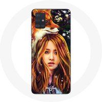 Maniacase Hoesje voor Samsung Galaxy A51 4G Blackpink Rosé Poster Fanart