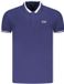 Cavalli Class Poloshirt mit Kontrastkragen - Blau