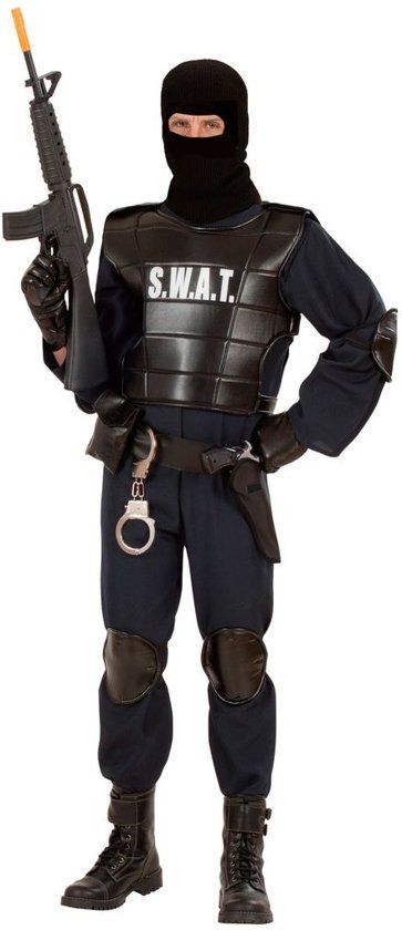Widmann Politie & Detective Kostuum S.w.a.t Officier Volwassen Man XL Carnaval kostuum Verkleedkleding