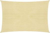 vidaXL Zonnezeil 4x7m HDPE Beige