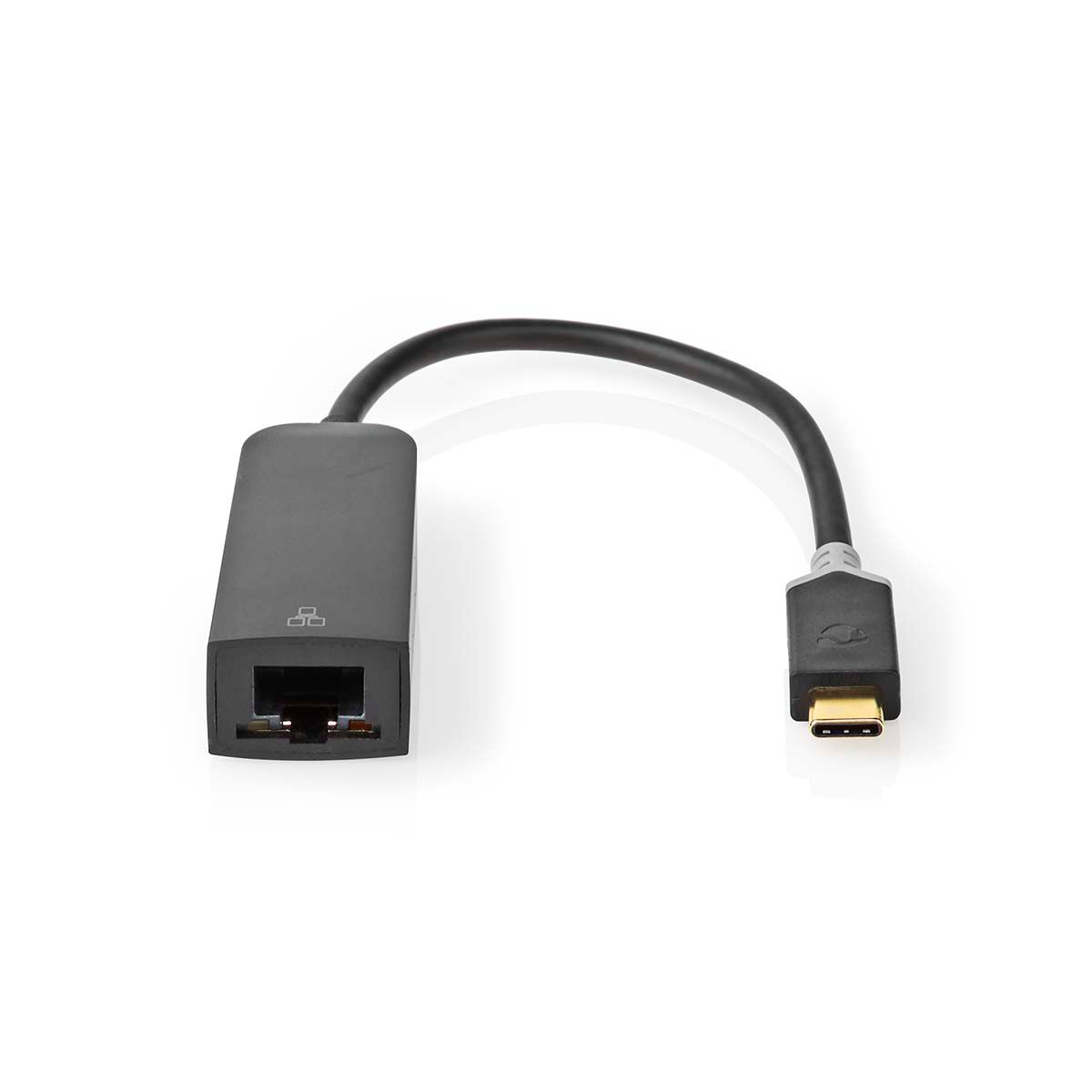 Nedis USB-netwerkadapter - Gigabit Ethernet - Zwart
