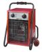 Euromac Eurom EK5001 - Elektrische Ventilator Verwarming - 5000W - Zwart/Rood