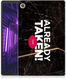 B2Ctelecom Lenovo Tab M10 Plus Back Cover Already Taken Black