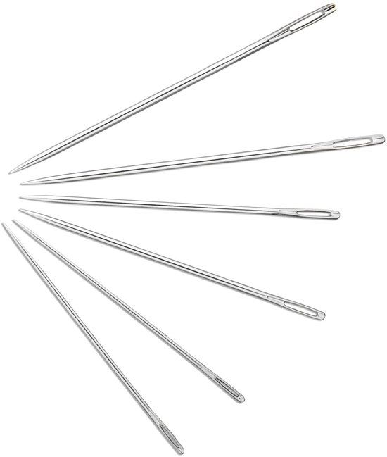 Prym Stopnaalden kort staal No. 5/0-1/0 assorti 6 st.
