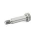Ganter Normelemente ISO 7379-16-M12-50-NI roestvrij stalen passschroeven met tailleband, zilver, lengte l1: 50mm