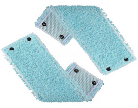 Leifheit Clean Twist XL / Combi Clean XL vloerwisser vervangingsdoek met drukknoppen – Super Soft – 42 cm - 2s