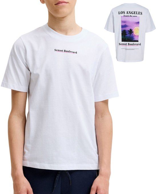 Jack & Jones City Photoprint SS Shirt Jongens - Maat 128