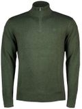 Hackett London Pull en coton vert olive pour homme - Taille L