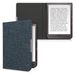 kwmobile hoes compatibel met Pocketbook InkPad 3/3 Pro/Color - Stoffen beschermhoes voor e-reader in blauw