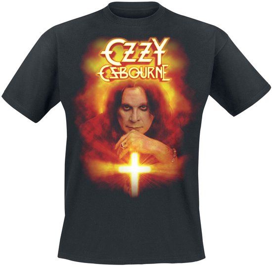 Ozzy Osbourne God Bless Heren T-shirt - zwart - S