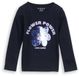 Tom Tailor T-shirt met lange mouwen en omkeerbare pailletten - Maat 128/134 - sky captain blue