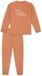 SCHIESSER Pyjama lang Meisjes Katoen/Polyester Effen Lange mouw Rotan 164