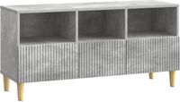 vidaXL TV-kast 102 x 34,5 x 50 cm Betongrijs Bewerkt hout