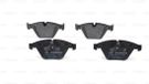 BOSCH 0986494354 Jeu de 4 plaquettes de frein à disque
