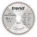 Trend Accu-verstekzaagblad Wood, diameter 190 mm, boring 30 mm, 60 tanden, zaaglijn 2,3 mm, haak -5°, TCT, extra fijne afwerking, CSB/CC19060TB