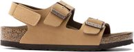 Birkenstock Milano HL Kids Sandalen Earthy Caramel Narrow-fit | Cognac | Imitatieleer | Maat 33