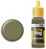 AMMO by Mig Jimenez Hobbyverf Acrylverf - MIG 0928 Olive Drab High Lights - Acryl Verf flesje - 17 ml