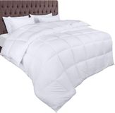 Utopia Bedding Famanu Doorgestikt dekbed met een vulling van microvezel (polyester); hypoallergeen; houdt je lekker warm en, 200 x 200 cm