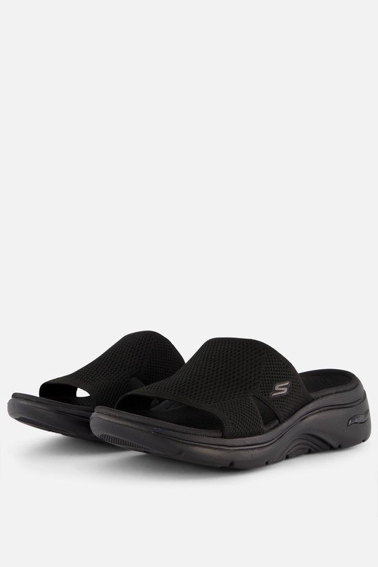 Skechers Go Walk Arch Fit 2.0 Zandal - Dames Sandalen - Zwart - Maat 42