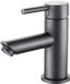 BES LED Leoni Crinty Wastafelmengkraan Opbouw Rond PVD Gunmetal Grijs