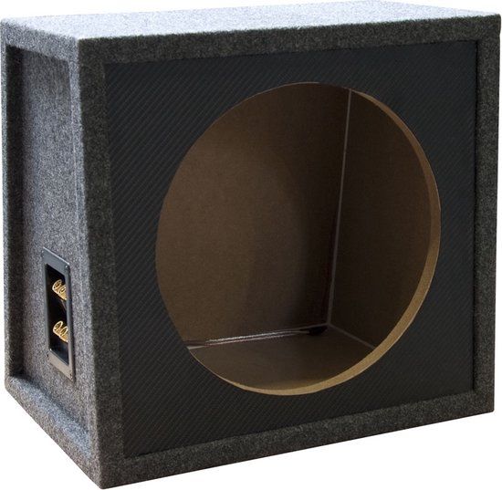 Necom Subwooferkist 12'' Met 2 Aansluitingen 27 Liter Mdf Zwart