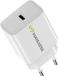 Mayaxess, Chargeur rapide USB-C 20W pour Samsung Galaxy S25 FE, Blanc