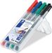 STAEDTLER Lumocolor M non-permanent pen - Box 4 kleuren