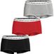 Björn Borg Bjorn Borg 3-pack dames boxershorts - Classic - Katoen - Zwart/Rood/Grijs - Maat M