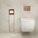 Xellanz Rocko Porte-rouleau et porte-brosse - Encastré - Carrelable - Bronze brossé Cuivre PVD