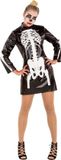 Tectake dressforfun - Vrouwenkostuum Skelet L