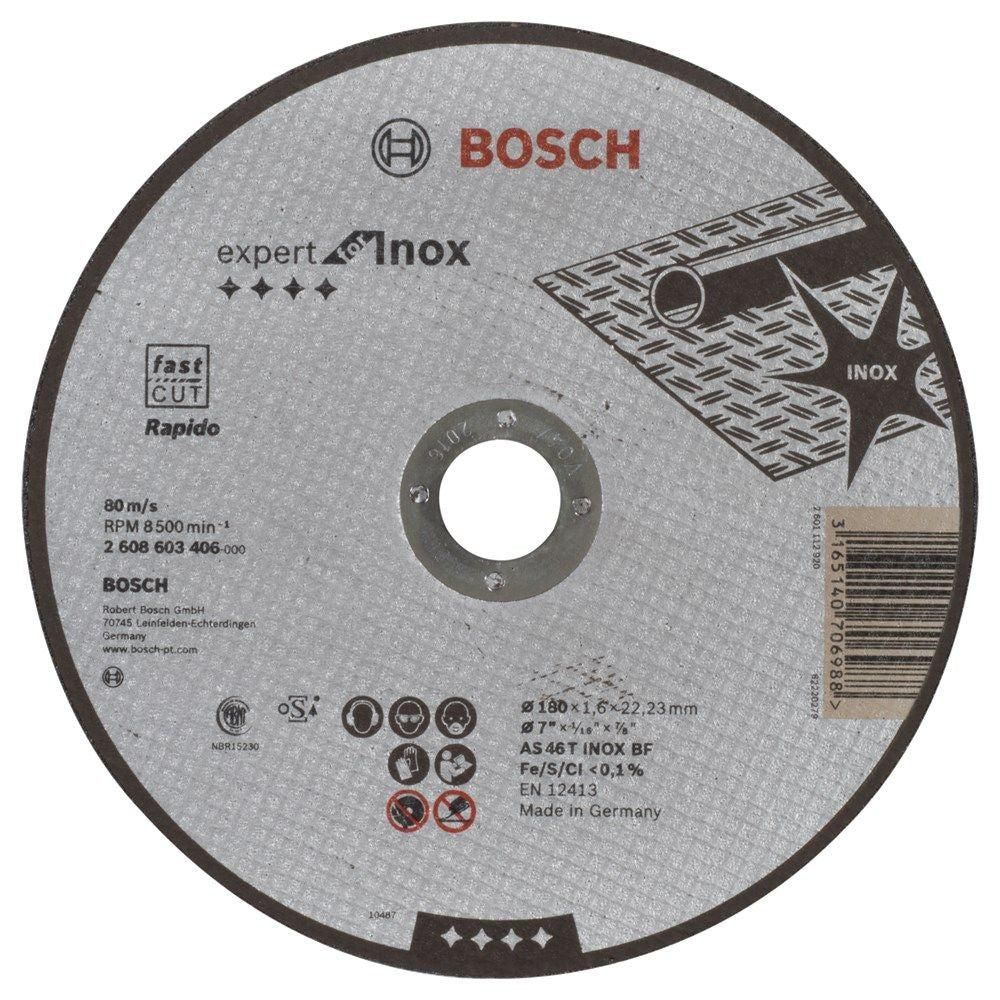 Expert for Inox - Rapido Doorslijpschijf recht 180mm - 2608603406