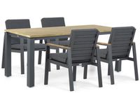 Lifestyle Garden Furniture Lifestyle Lifestyle Marietta/Riviera 180 cm dining tuinset 5-delig