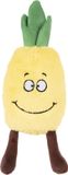 Flamingo Fruity Jouets Chien Peluche Ananas Jaune 30 cm