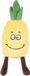Flamingo Fruity Jouets Chien Peluche Ananas Jaune 30 cm