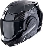 Scorpion EXO-Tech Evo Traveller Systeemhelm - polycarbonaat - zwart wit