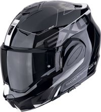 Scorpion EXO-Tech Evo Traveller Systeemhelm - polycarbonaat - zwart wit