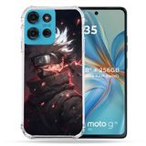 Cokitec Motorola G75 5G Manga Naruto Kakashi Dark Versterkte hoes