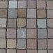 Merkloos Gardenlux TB gres Tavel 14 x 14 x 5/7 cm tuintegel Beige/Bruin/Grijs