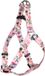 Flamingo Harnais Sera Step&go - Harnais Chien - Harnais Step&go Sera Rose/vert/jaune Avec Flamingo M 45-60cm 20mm