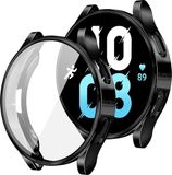 Strap-it TPU case - zwart bescherm hoesje geschikt voor Samsung Galaxy Watch 5 44mm