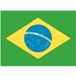 Autocollants drapeau Brésil - 10x - 7 x 10 cm