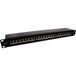 InLine 76824S Patchpaneel 1U 24 Poorten RJ45 Cat6a Zwart