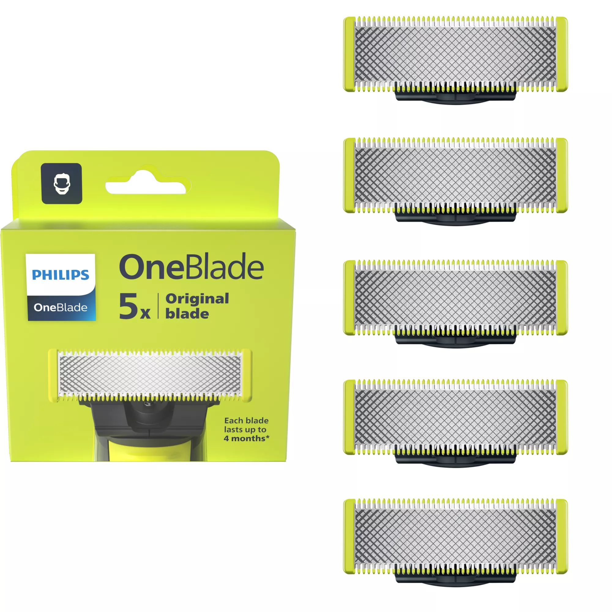 Philips OneBlade QP250/50 Replacement Blade - 5 Pack