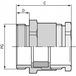 Lapp Zubehör - Platte kabelschroefverbinding svf pg42 skindichte klier