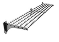 Lacor 56212 Roestvrijstalen buisvormige plank, 250 x 1200 mm, zilver